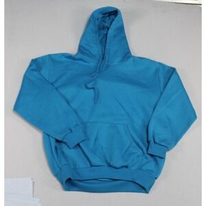 Hill Hoodie Men Large Blue Excellent Vintage Heavyweight Made in USA Sweatshirt
